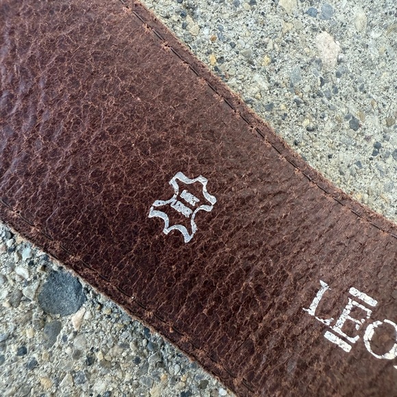 Leon size S made in Italy Lux snakeskin and leather Textured Women's Belt - Picture 10 of 15